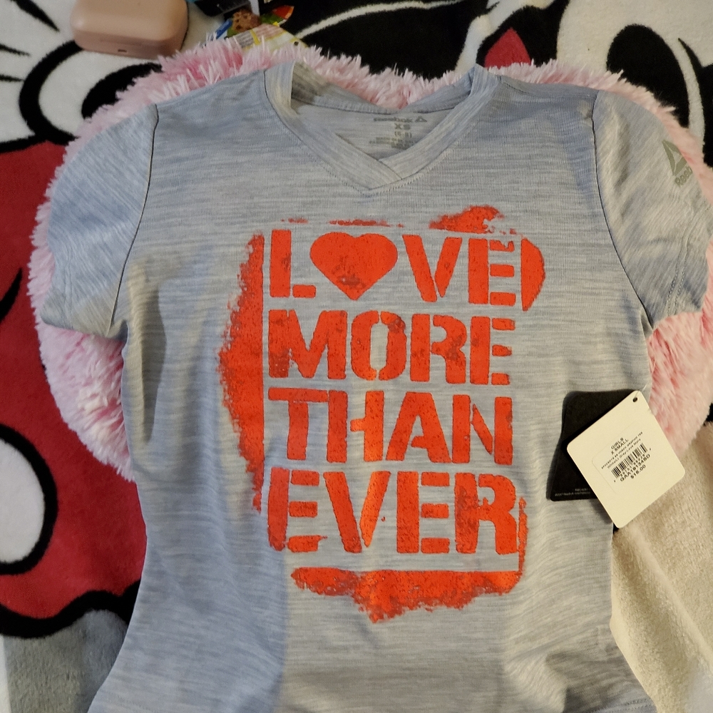 (NEW) GIRL'S Reebox Short Sleeve